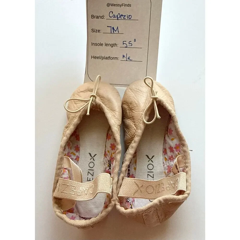 Capezio Ballet Slippers – Toddler Girls Size 7M – Ballet Pink